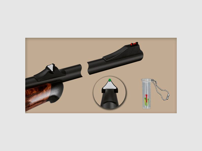 BLASER vizier voor R8: HIVIZ ontsnappingsvizier voor retrofit
