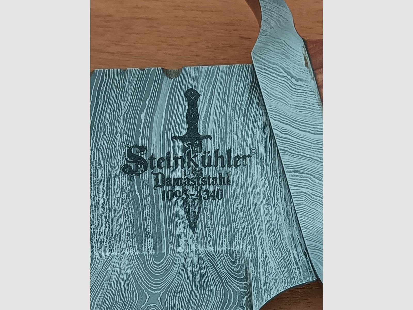 Damast Jagd Bowie Messer 43 cm – Limitierte Auflage (Nur 3 Stück) Neu !