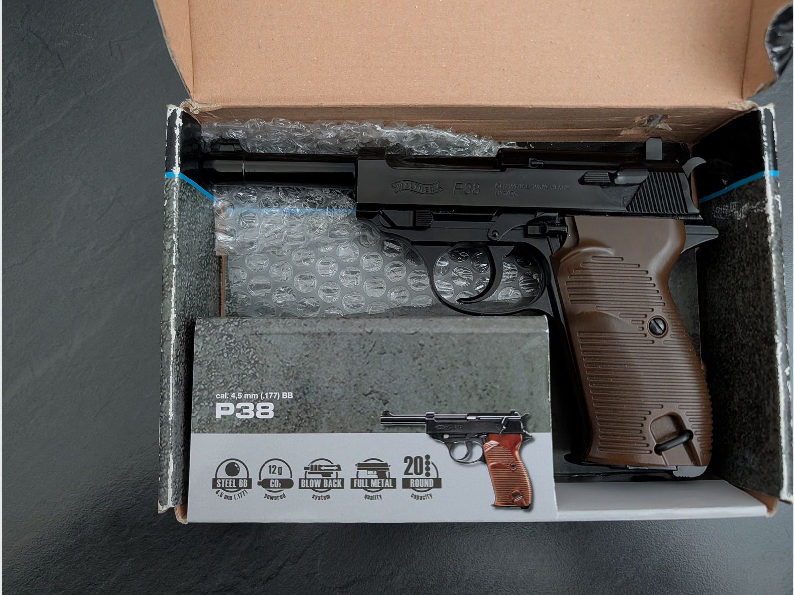 Walther P38 BlowBack cal. 4,5mm BB