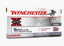 Winchester 9mm Luger 8.0g/124gr