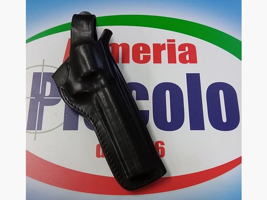 FONDINA RADAR IN CUOIO PER COLT PHYTON 6″(NERA)