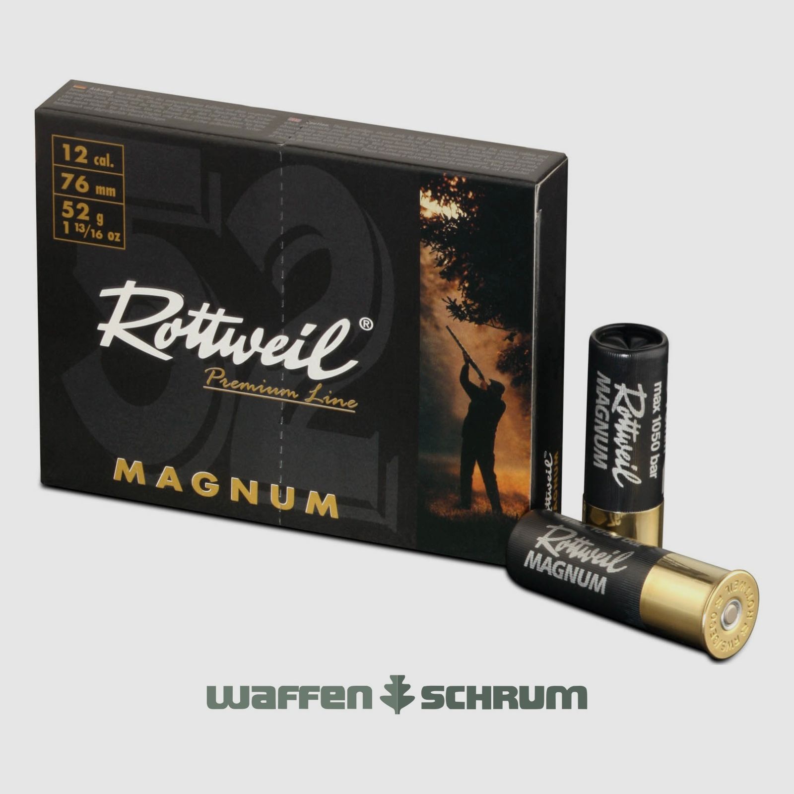 Rottweil Waidmannsheil Magnum 12/76 3,2mm - 52g