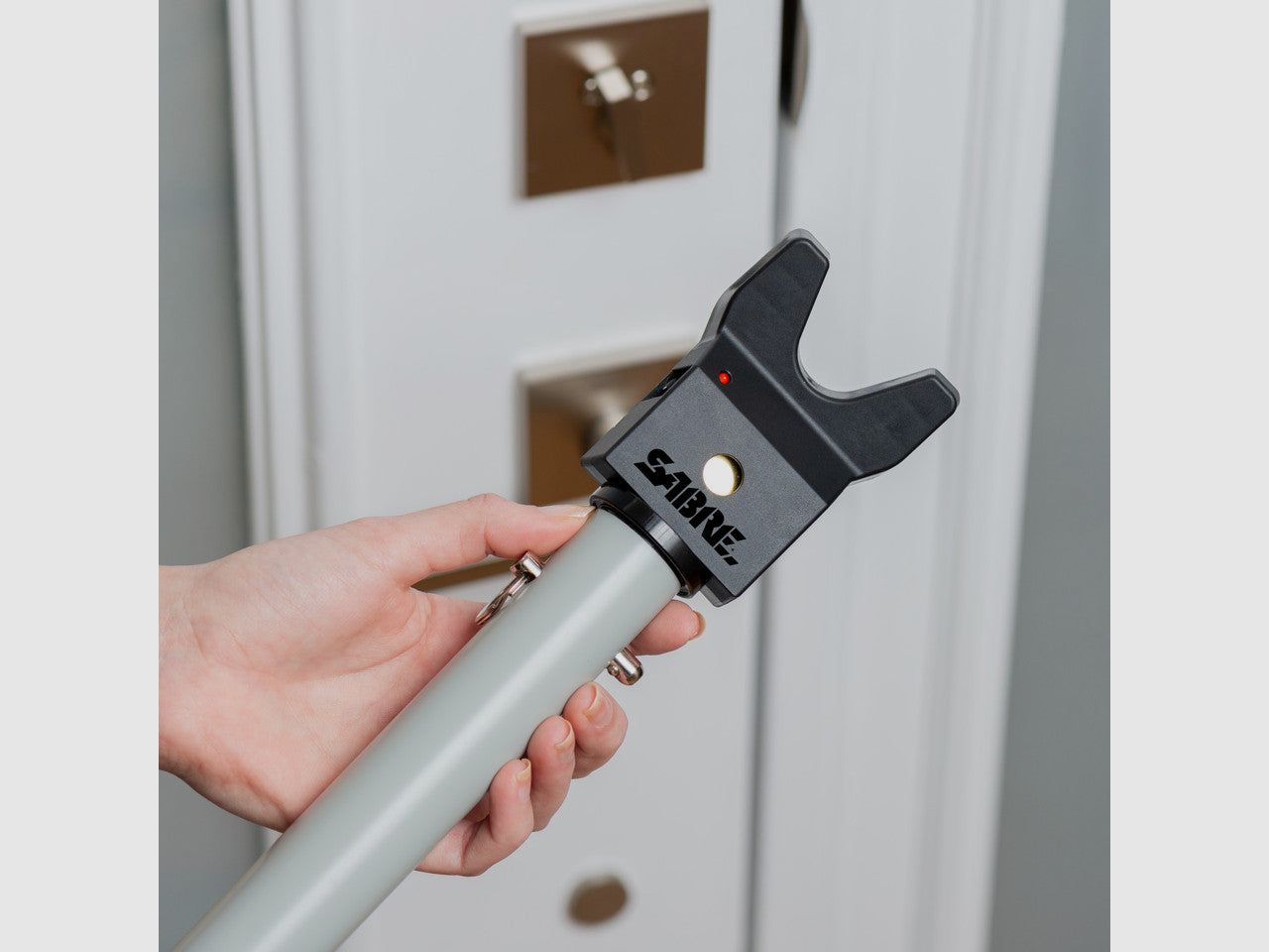 Adjustable 2-in-1 Door Security Bar with vibration Detecting Alarm, Bild 4 von 6