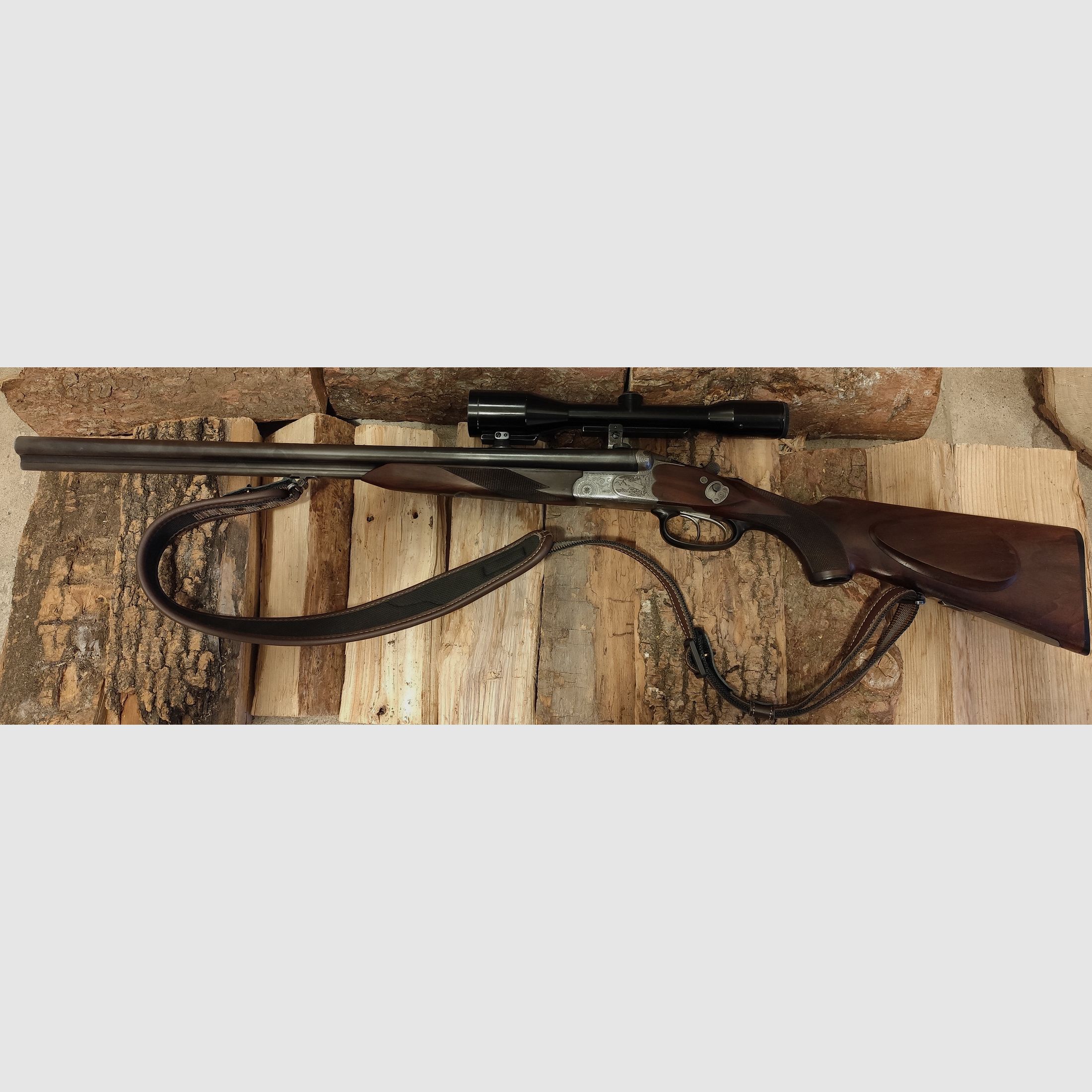 Drilling mit mündungsl. Einstecklauf