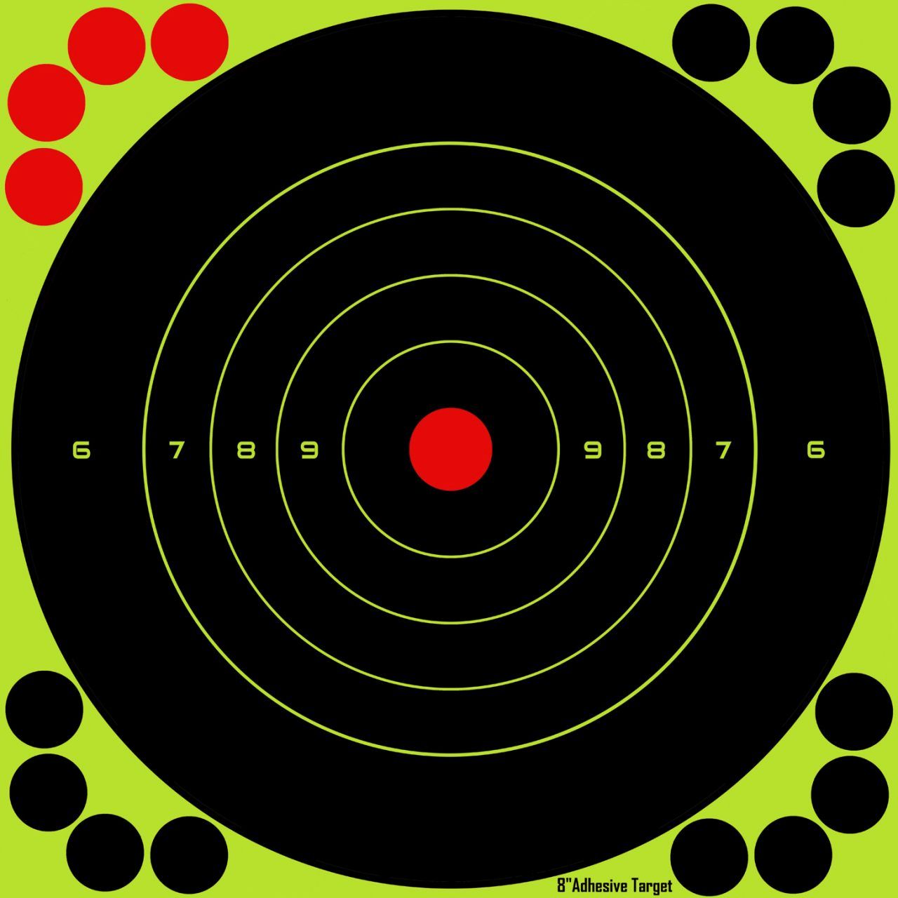 Fritzmann Zielscheibe 8"Adhesive Target 20er Pack