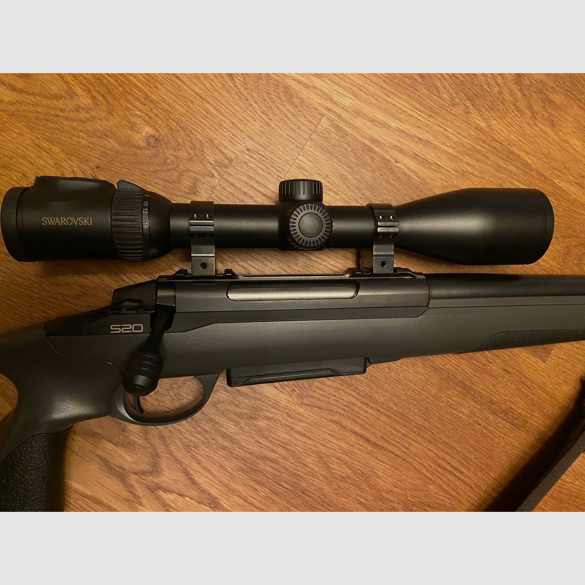 Sako S20 en calibre .308 con Swarovski Z8i 2-16x50 y silenciador
