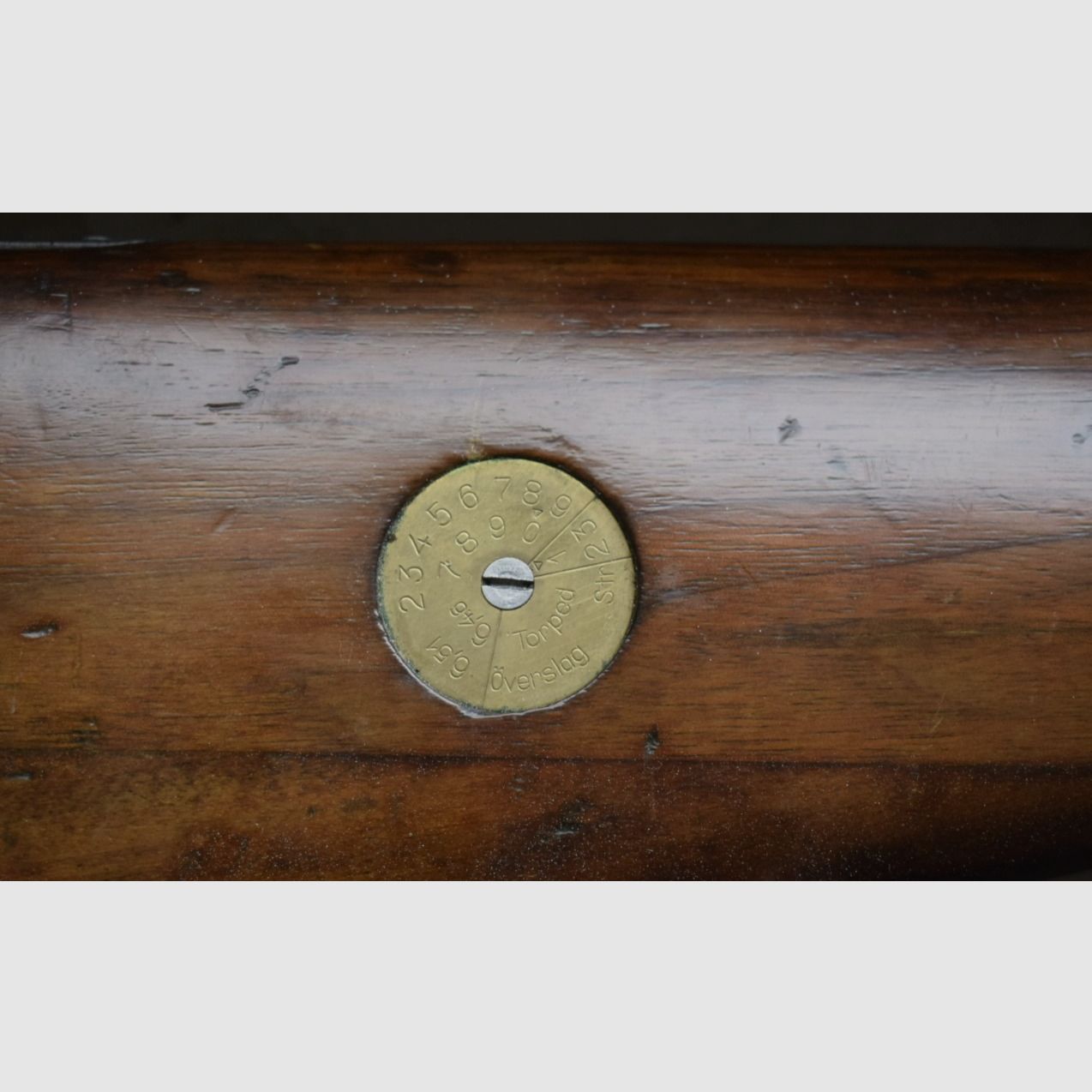 Calcio fucile, calcio fucile, accessori con corona stampata