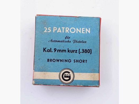 Geco - Fürth Pistol ammunition 9mm Browning short/9x17