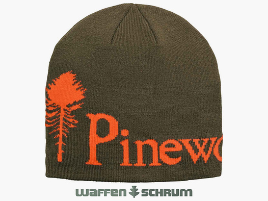 Pinewood Mütze Logo Green/Orange