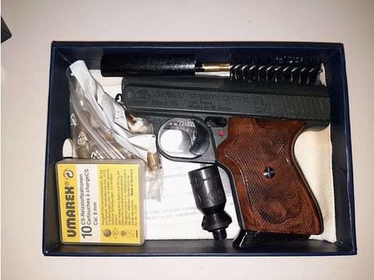 01# Rhöner / (also misspelled Röhner) / SM - SM15 blank firing gas pistol 8mm