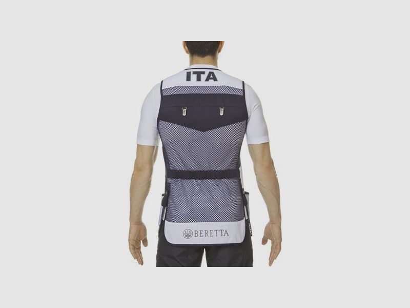 BERETTA GILET MĘSKI UNIFORM PRO SKEET NIEBIESKI&I BIAŁY GT740 02113, zdjęcie 8 z 12