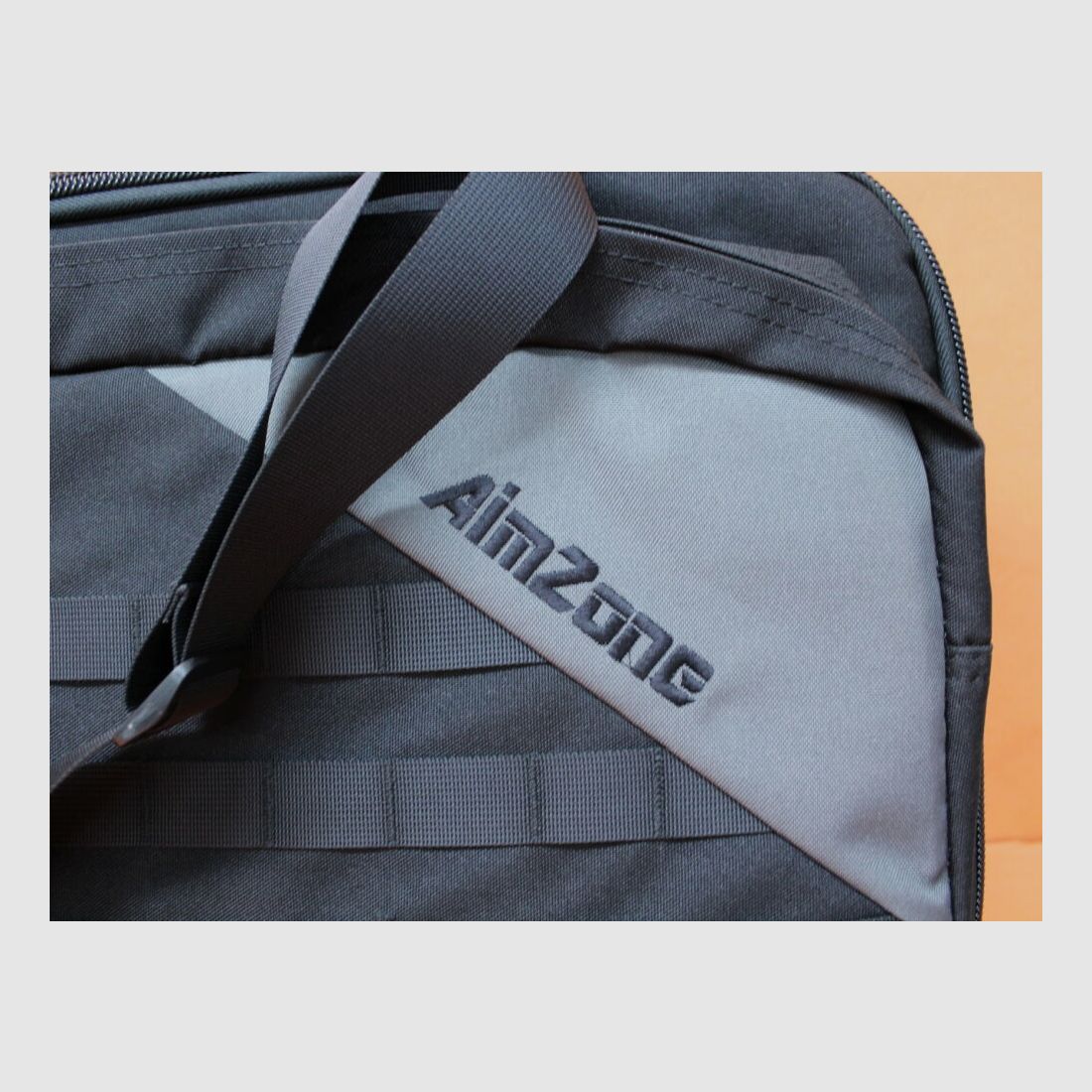 AimZone AimZone Riflebag 125H zwart/grijs wapen tas (ca. 127x36x6cm) gevoerd met schouderriem/ MOLLE