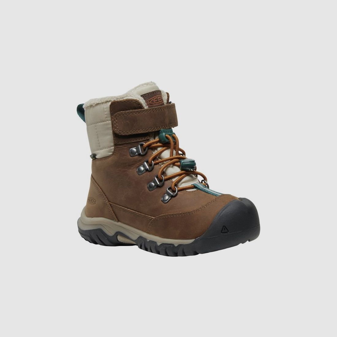 Keen Kanibou WP Kids' Boot Dark Earth-Roasted Pecan