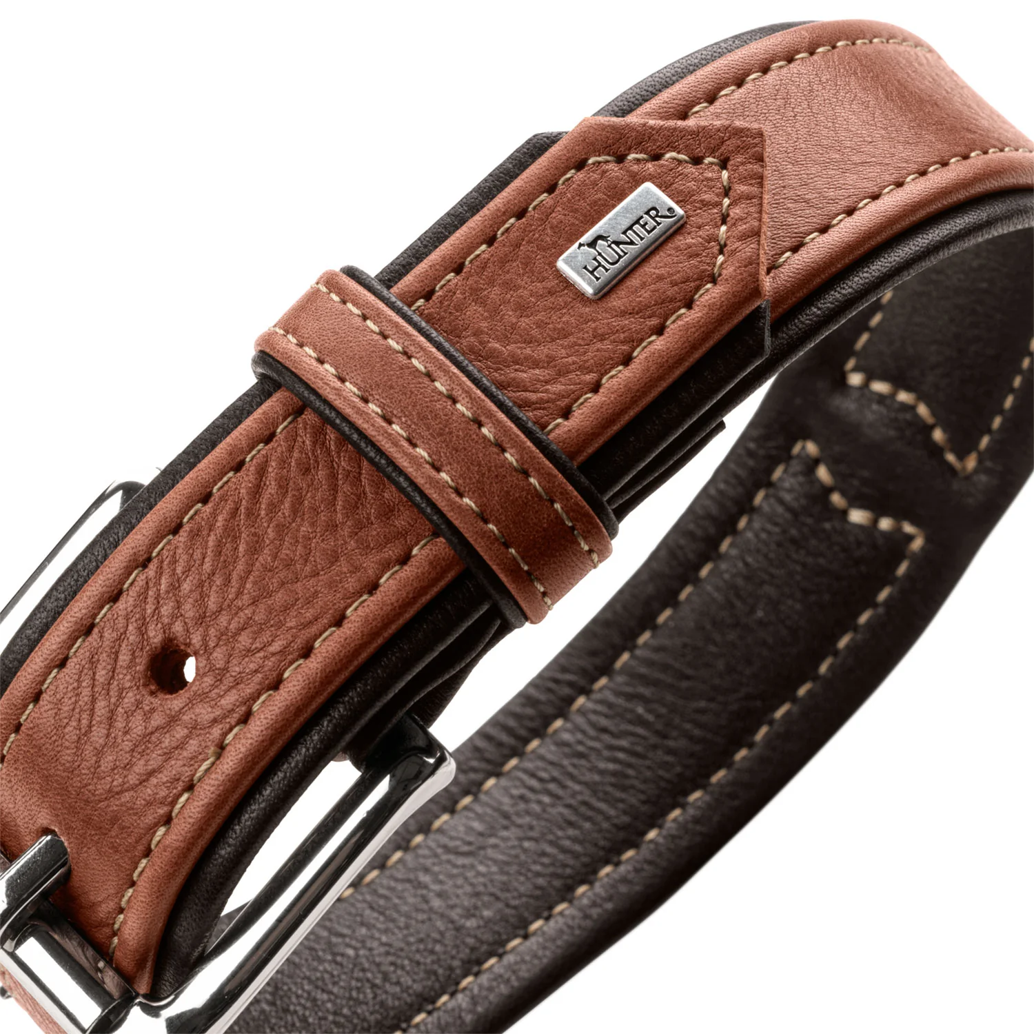 Hunter Halsband Canadian Up in Cognac/Schwarz, Bild 5 von 6