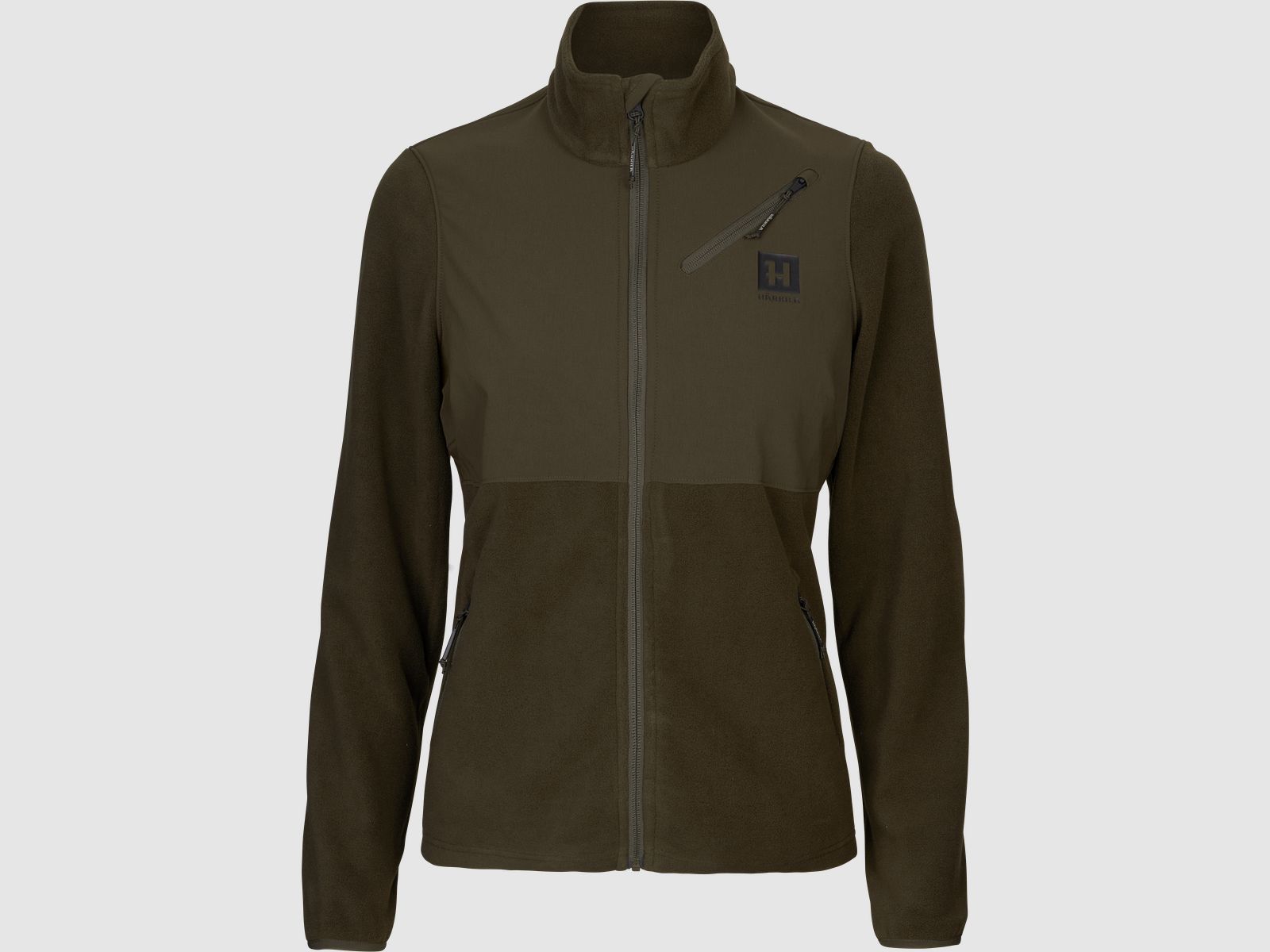 Härkila Fjell Fleecejacke Damen Hunting Green/Willow Green, L