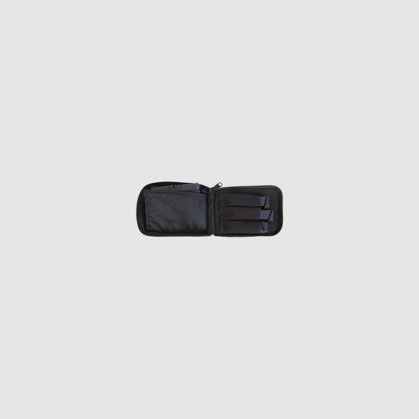 Pistolenholster aus Cordura mit 3 Magazintaschen 34x17,5 cm schwarz