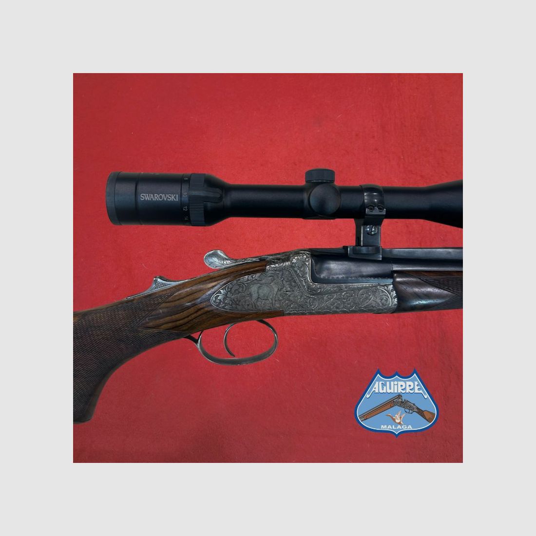 Einzelne Büchse Zanardini handgraviert Kal. .270 WBY Mag + Zielfernrohr Swarovski 6-18×50, Bild 9 von 9