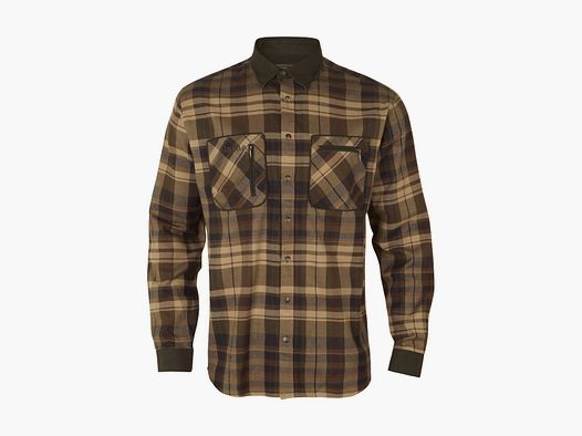 HÄRKILA Pajala Hemd Beige Beige W/Brown