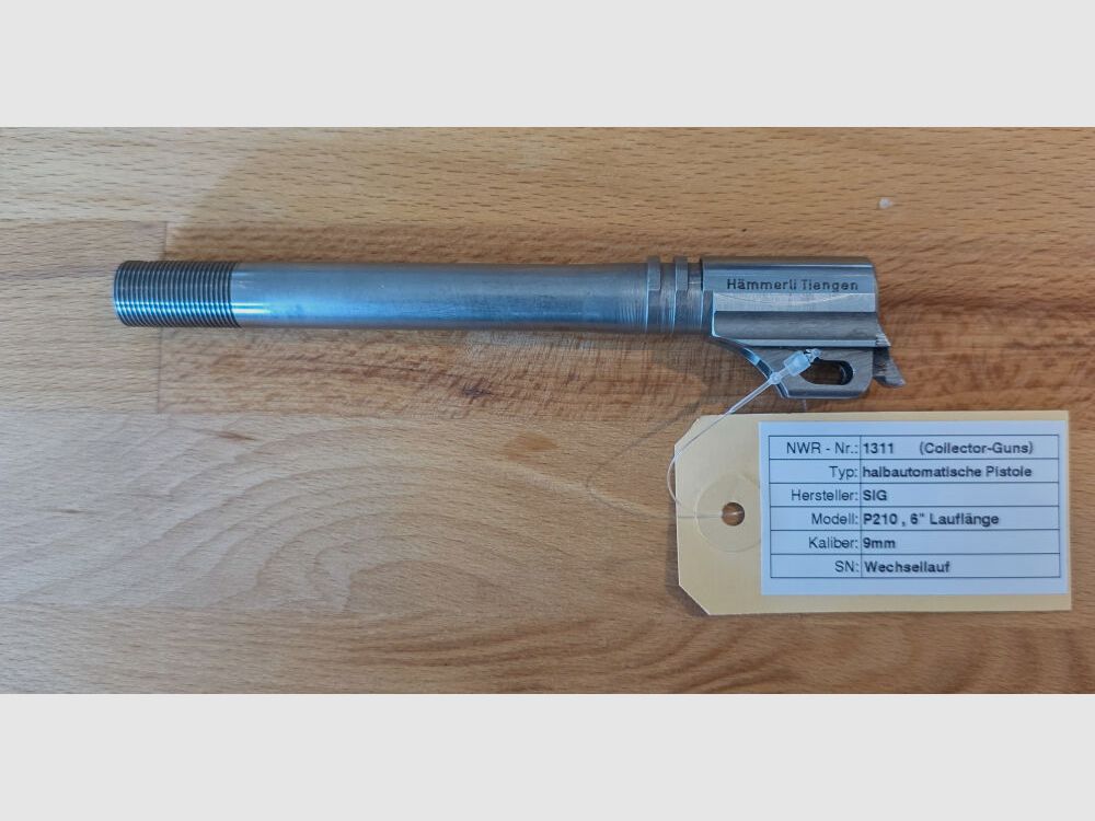 SIG Hämmerli Tiengen P210 , 6" Lauflänge