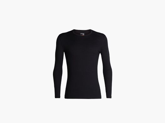 ICEBREAKER Merino 200 Oasis Maglia a Maniche Lunghe Uomo Nero