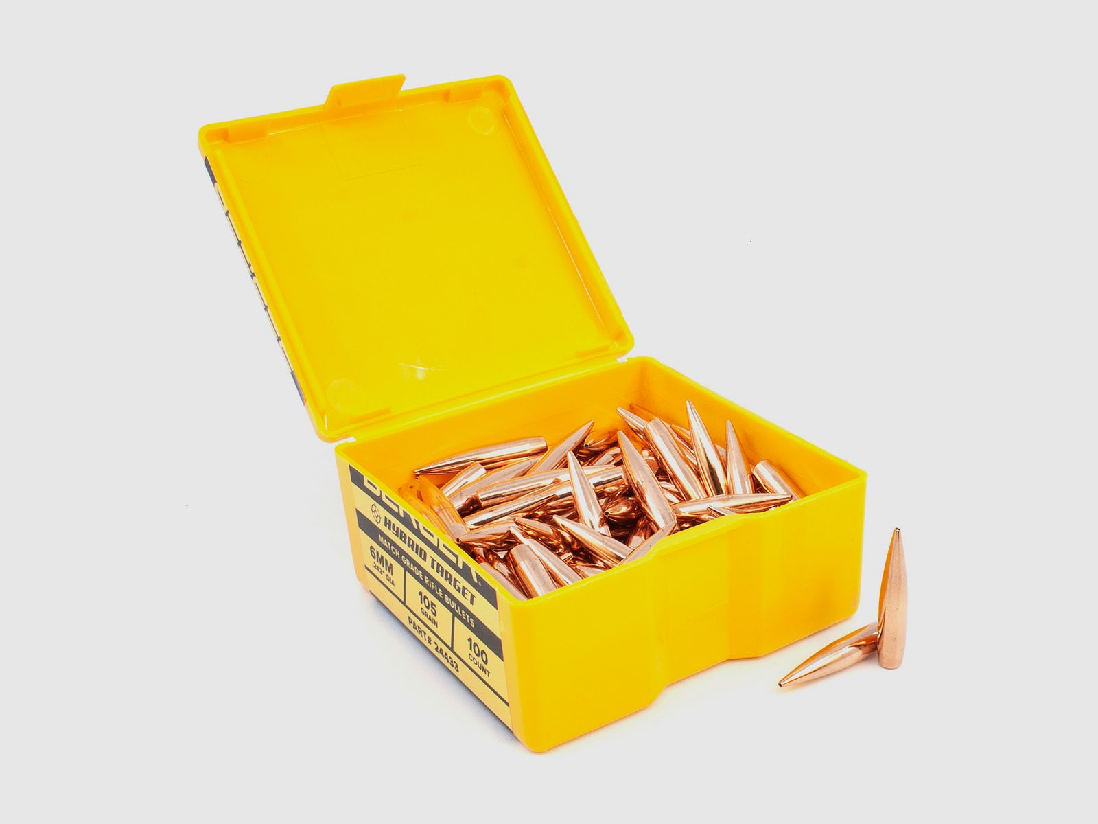 Berger Bullet 6mm/.243 Hybrid Target 105GR 100 Pieces