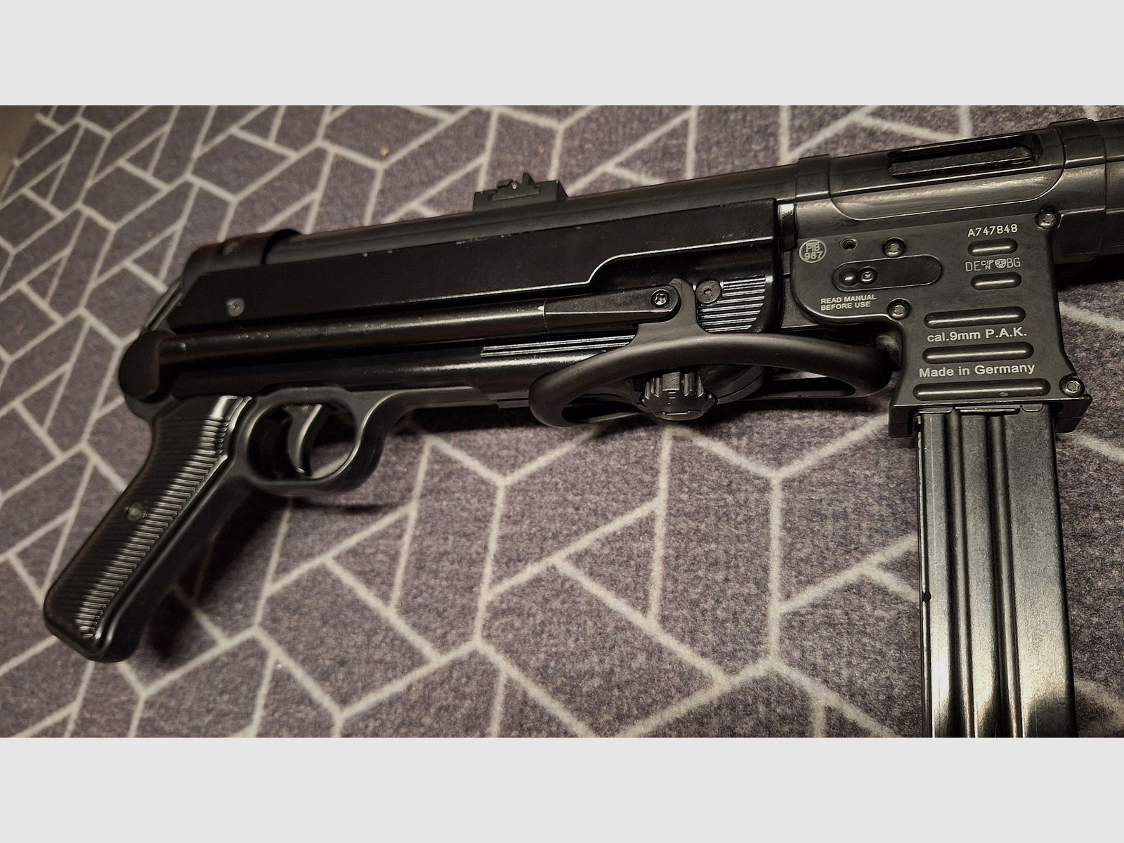 MP40 G.S.G. Pistola ametralladora de fogueo 9 mm P.A.K.