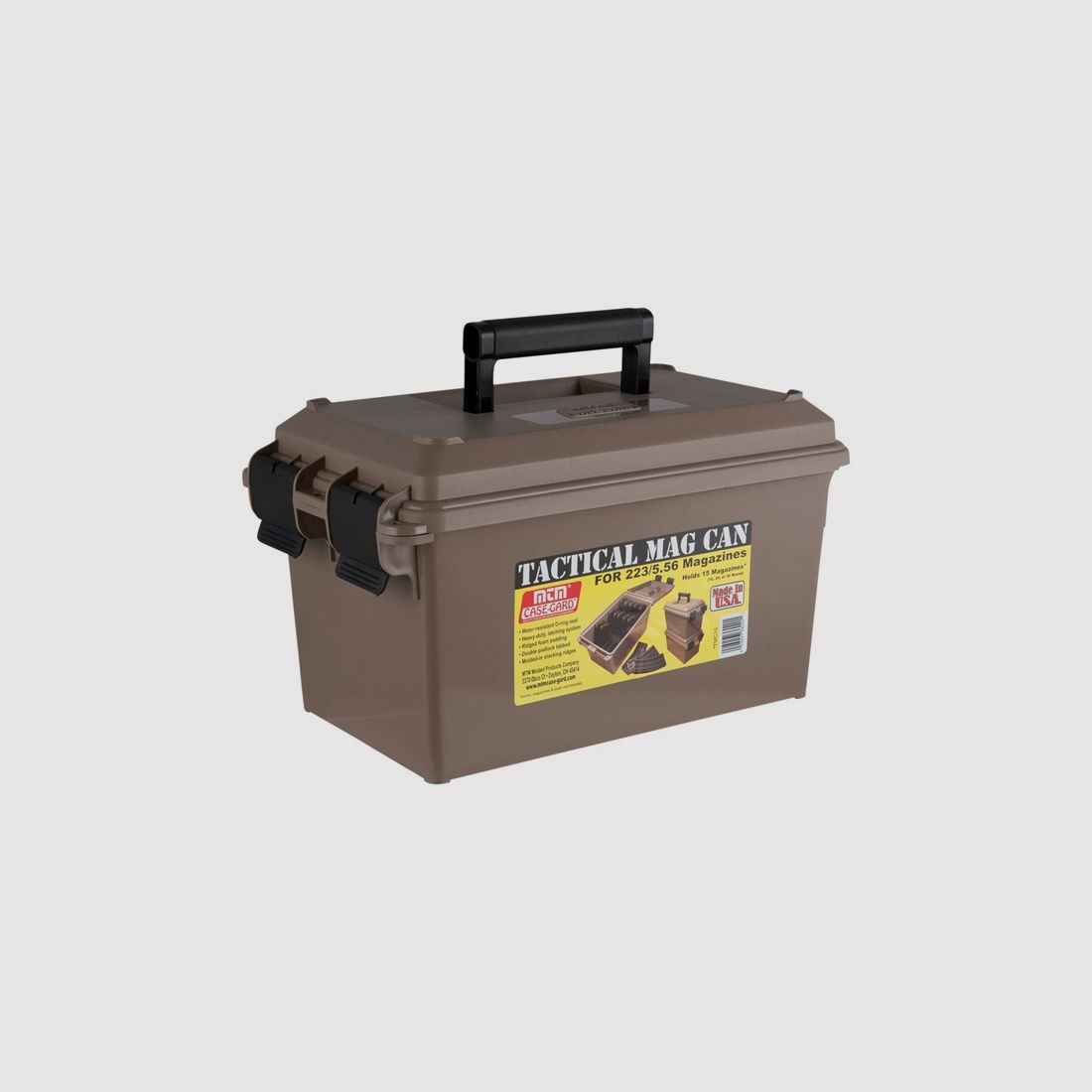 MTM CASE-GARD TACTICAL MAG CAN AR15 (30 RD) 223/5.56 KAL 15-MAG POLYMER TA, zdjęcie 1 z 3