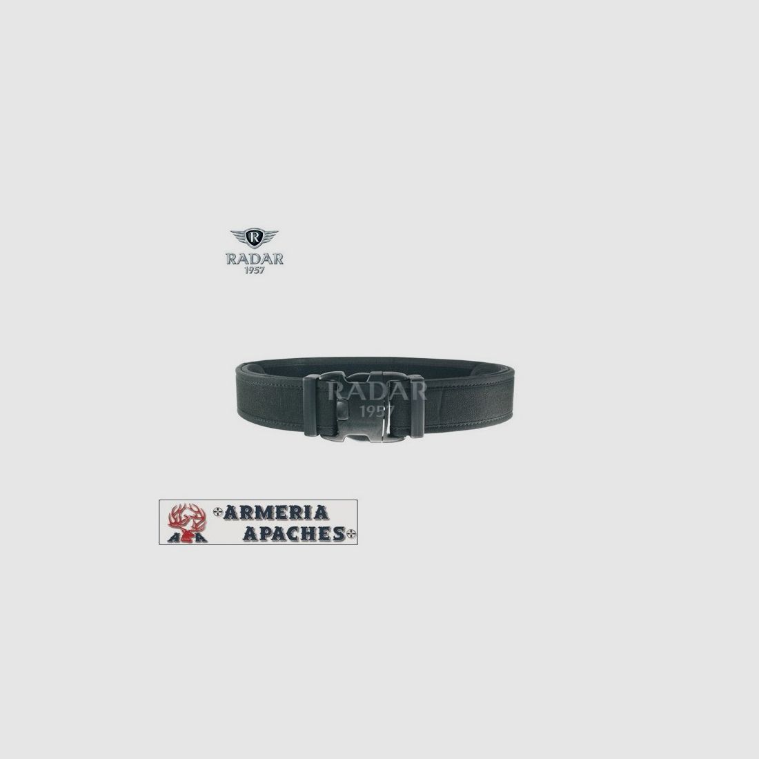 Cinturón ajustable de CORDURA con hebilla de plástico RADAR 7084-7001, imagen 1 de 2