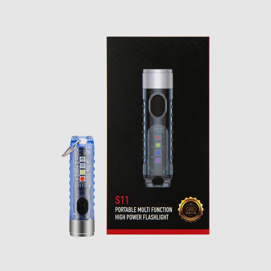 Speras – Lampe S11 Weiss Fluoreszierend / max 400lm inkl. Batterie, Bild 1 von 4