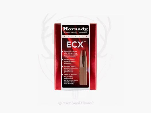 50 ogives Cal.30 D.308 150Grs ECX HORNADY