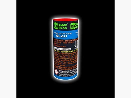 Blackboxx Ultra Smoke Pot 90 Sec. - Blue