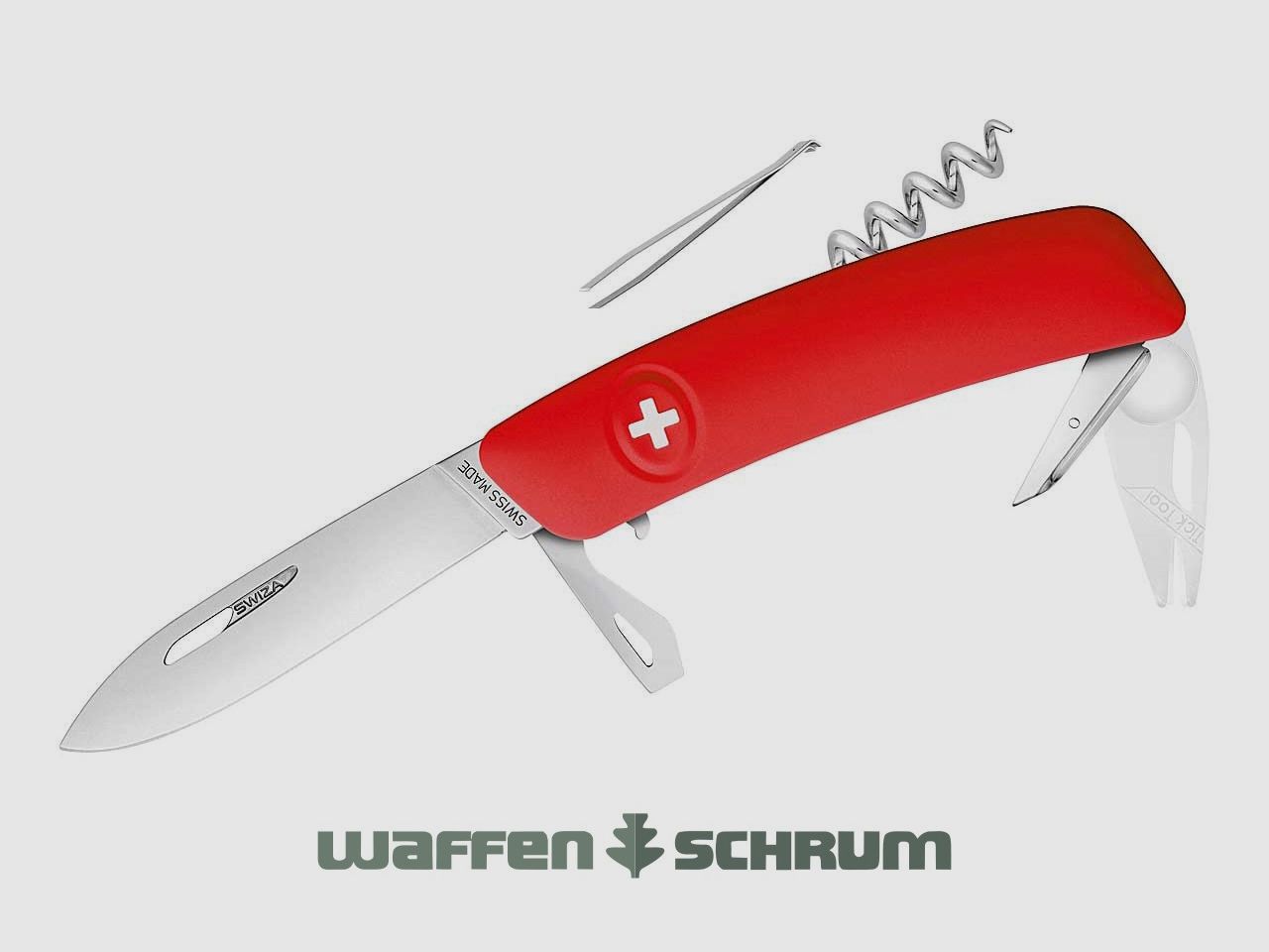 Swiza Klappmesser TT03  Klingenlänge: 7,5cm - Stahl 440 Klingensperre