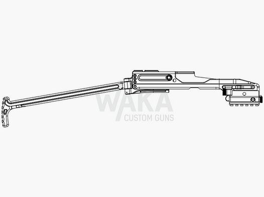 Kit de crosse B&T USW-G17 pour Glock 17, 19 et 23
