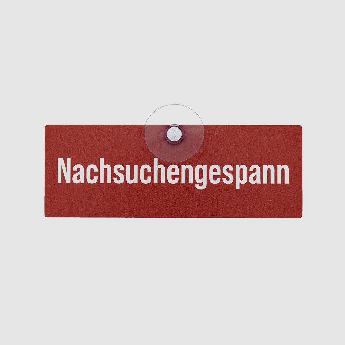 Autoschild mit Saugnapf "Nachsuchengespann"