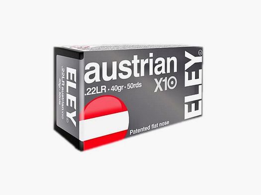 Eley .22 lr. Austrian X10 40gr