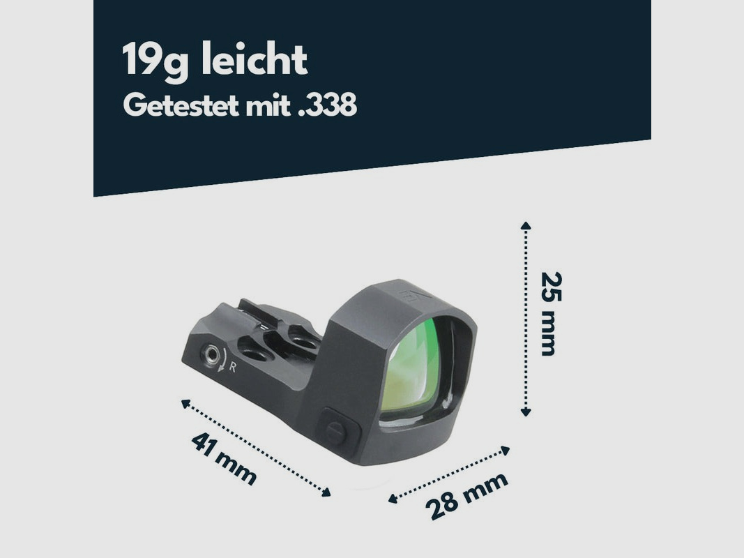 Vector Optics SCRD-M43 Frenzy-S 1x17x24 MOS Multi Reticle # Red Dot Hawke Holosun Meopta DDoptics Burris Weihrauch  