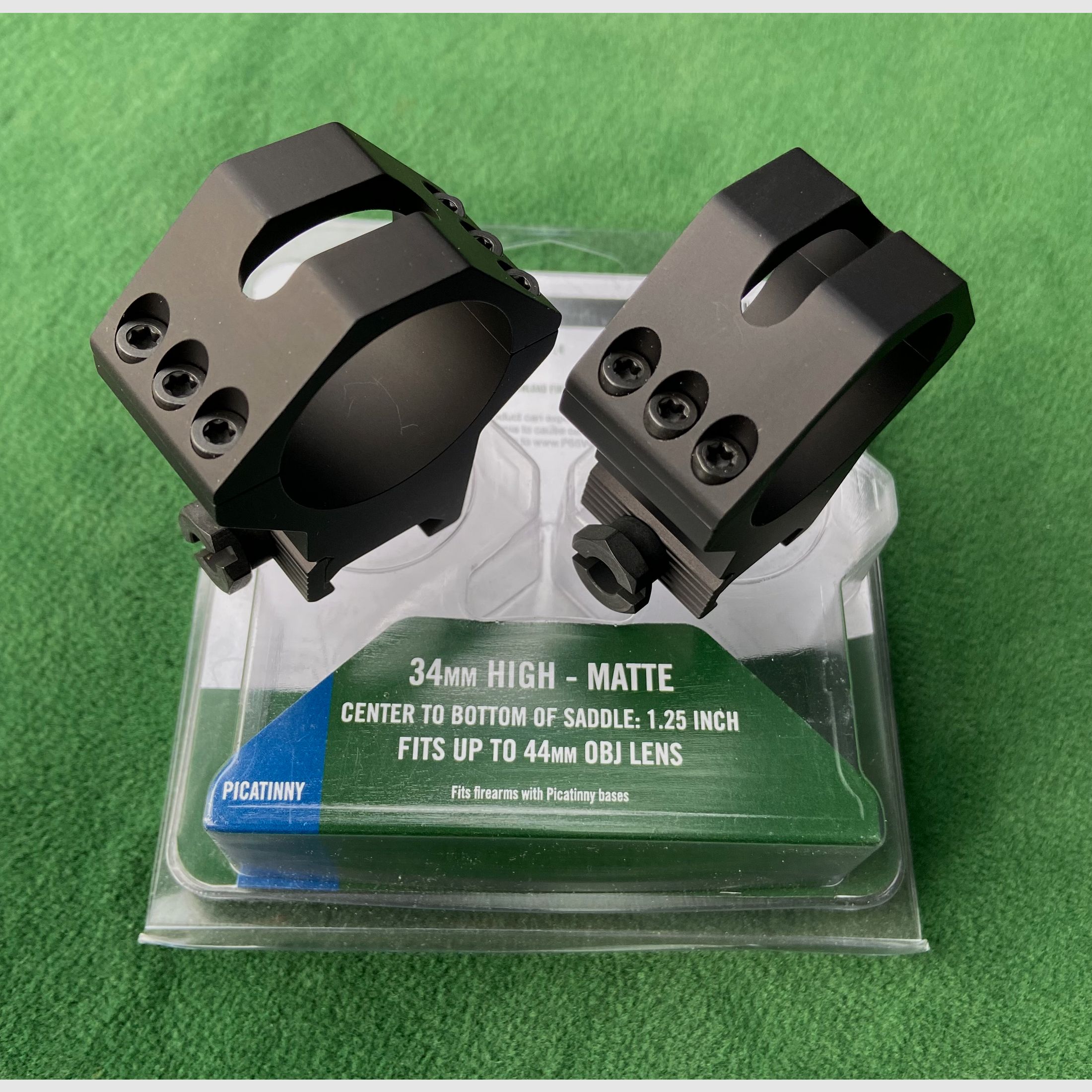 Weaver Tactical 6-Hole Picatinny Ring 34 mm Hoog