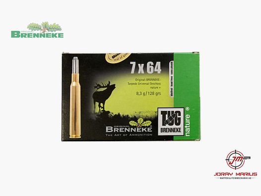 7×64 Brenneke 8.3g 128gr TUG Bleifrei