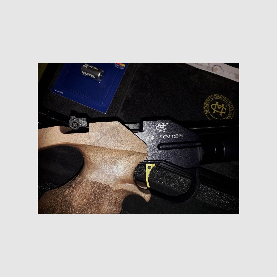 Morini LP CM 162 EI - Titan mit elektronischem Abzug und 2 Kartuschen - NEU - 