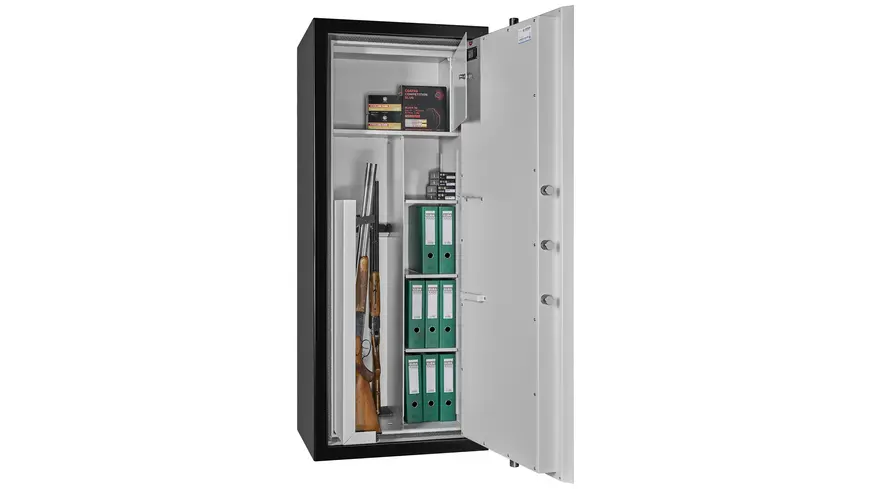 Armadio per armi HARTMANN TRESORE Arian 200 - Serratura elettronica Undercover - 10 supporti per armi lunghe EN1143-1 Nuovo armadietto per armi