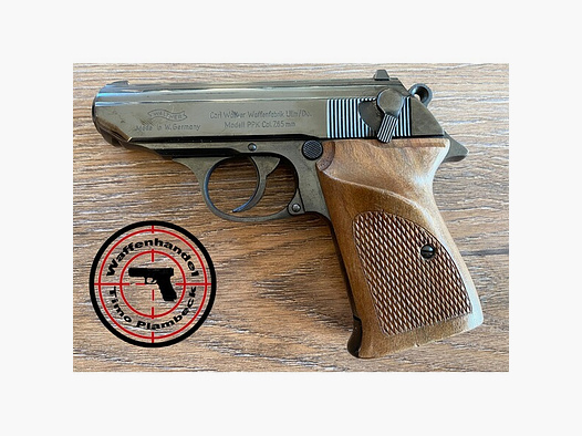 halbautomatische Pistole  Walther Mod. PPK  (Baujahr:1972) im Kaliber 7,65mm Browning