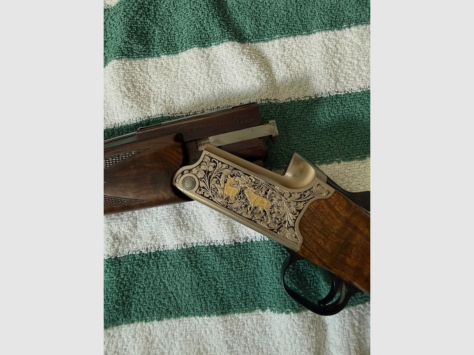 Heym 26B with engraving