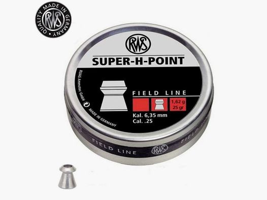RWS SUPER H POINT 6,35 MM