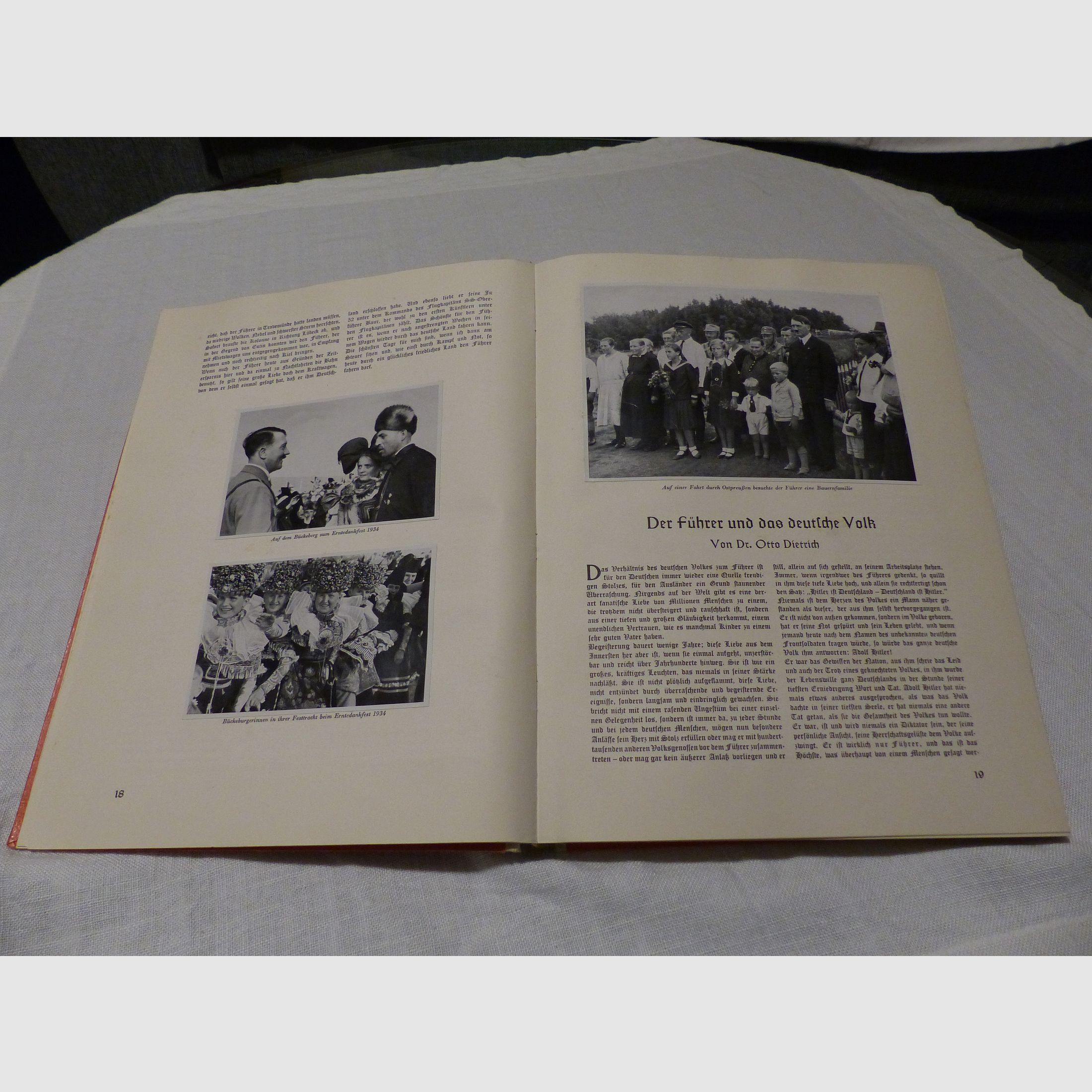 Adolf Hitler Bilder aus dem Leben des Führers 133 Seiten 1936