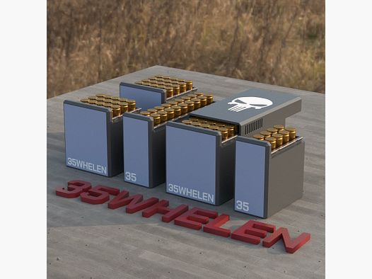 Filamelt Munitionsbox / Ammo Box .35 Whelen – Patronenbox für 50 Schuss, Made in Germany
