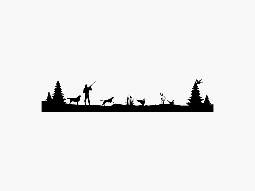 Skyline "Chasse avec un chien rapporteur"