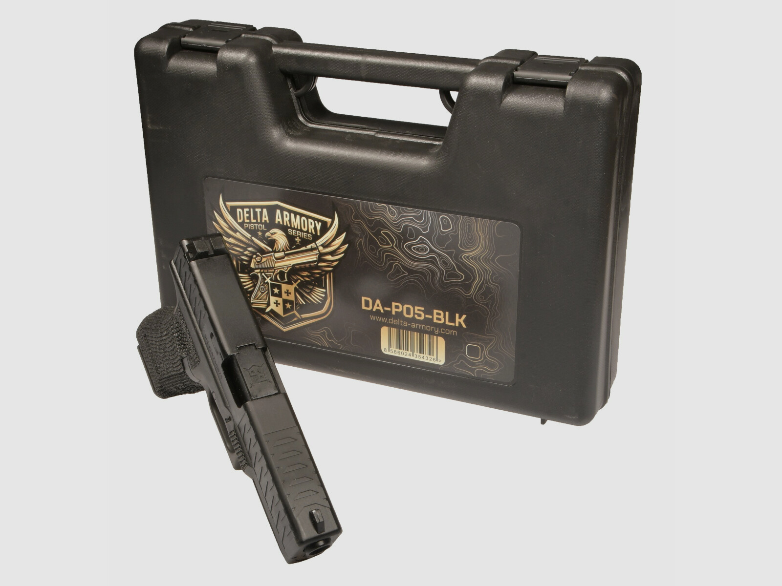 P05 GBB Airsoft Pistole in Schwarz | Delta Armory