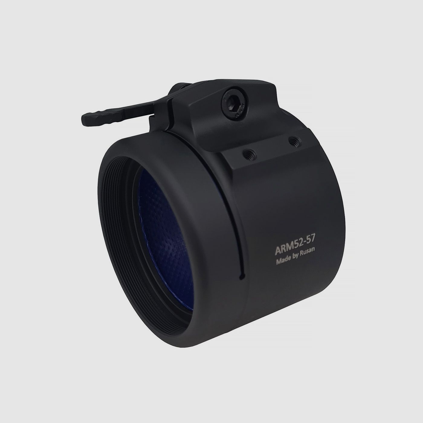 RUSAN Q-R ADAPTER VOOR THERMISCHE APPARATEN EN NACHTZICHTKIKKERS MET M52x0,75 DRAAD – 40mm