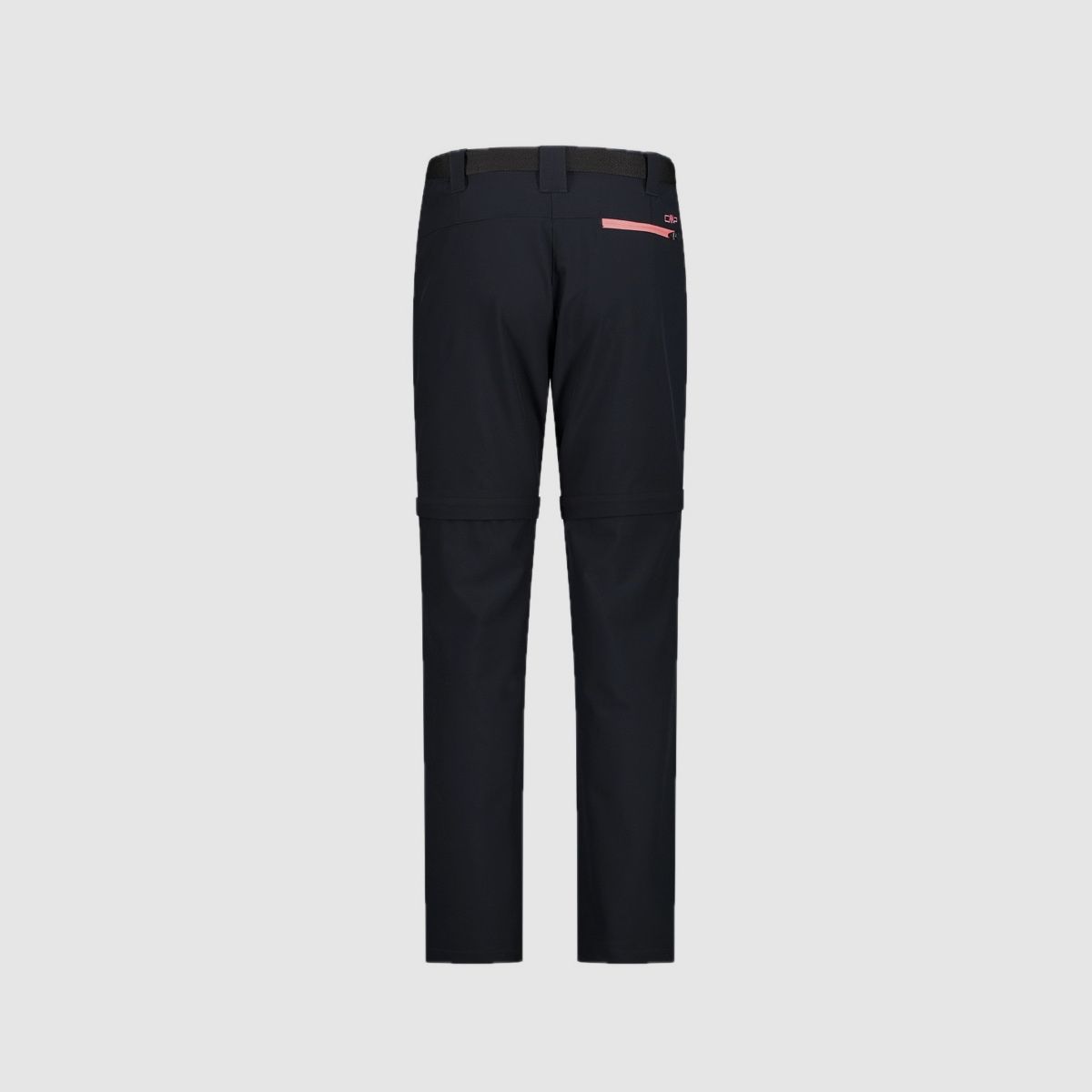 Pantalon de trekking à zip pour femmes CMP anthracite orchidé