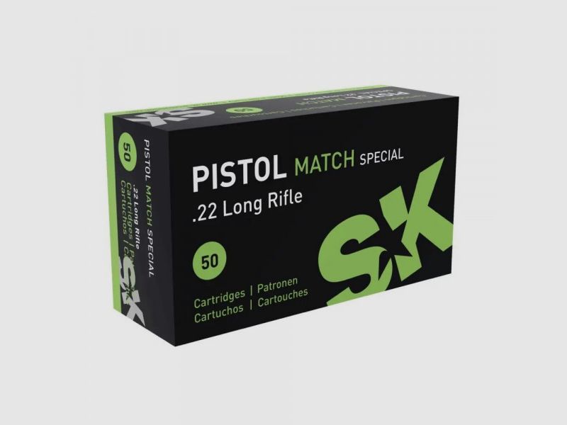 SK PISTOL MATCH SPECIAL - .22LR - 2.59 G / 40 GRS. - 50 PCS.